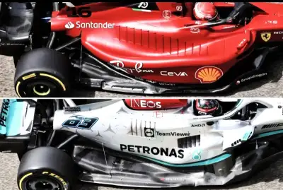 Ferrari F1-75 εναντίον Mercedes W13